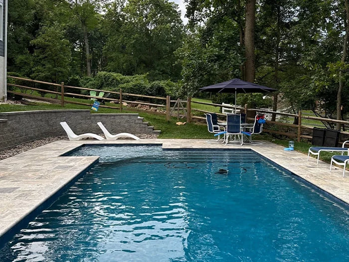 Residential Small Hardscape and Landscape project in Blue Bell, PA